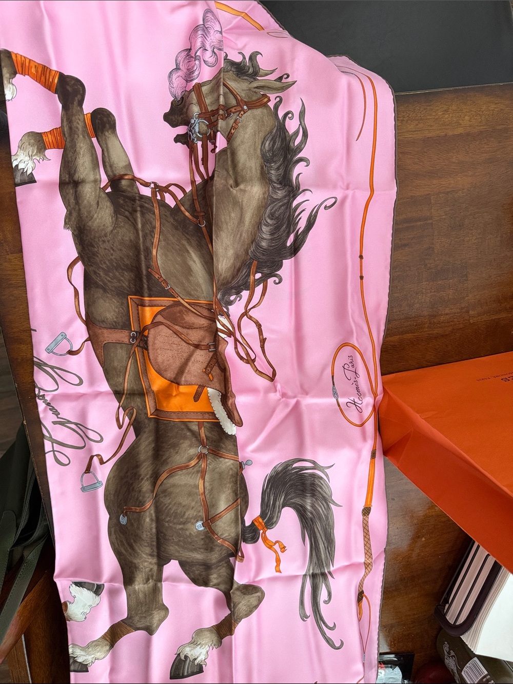 Hermes Grand Galop Scarf 🧣 - Picture 6 of 10